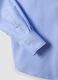 Light blue slim-fit pure cotton no-iron shirt with cutaway collar_6