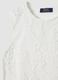 White pure cotton tank top with floral embroidery_5