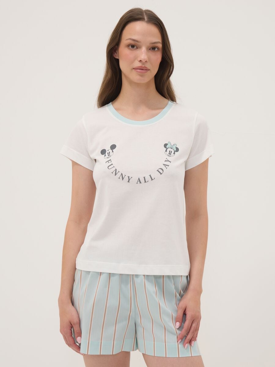 &Lambda;&epsilon;&upsilon;&kappa;ό T-shirt &pi;&iota;&tau;&zeta;ά&mu;&alpha;&sigmaf; &alpha;&pi;ό 100% &omicron;&rho;&gamma;&alpha;&nu;&iota;&kappa;ό &beta;&alpha;&mu;&beta;ά&kappa;&iota; &mu;&epsilon; &sigma;&tau;ά&mu;&pi;&alpha; Mickey Mouse_2