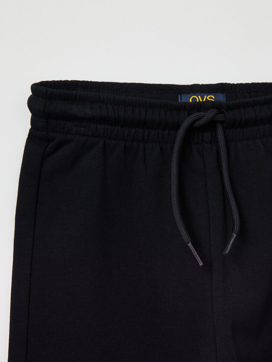 Two-pack plush joggers with drawstring_2