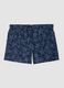 Blaue Badeshorts mit Seestern-Print_4