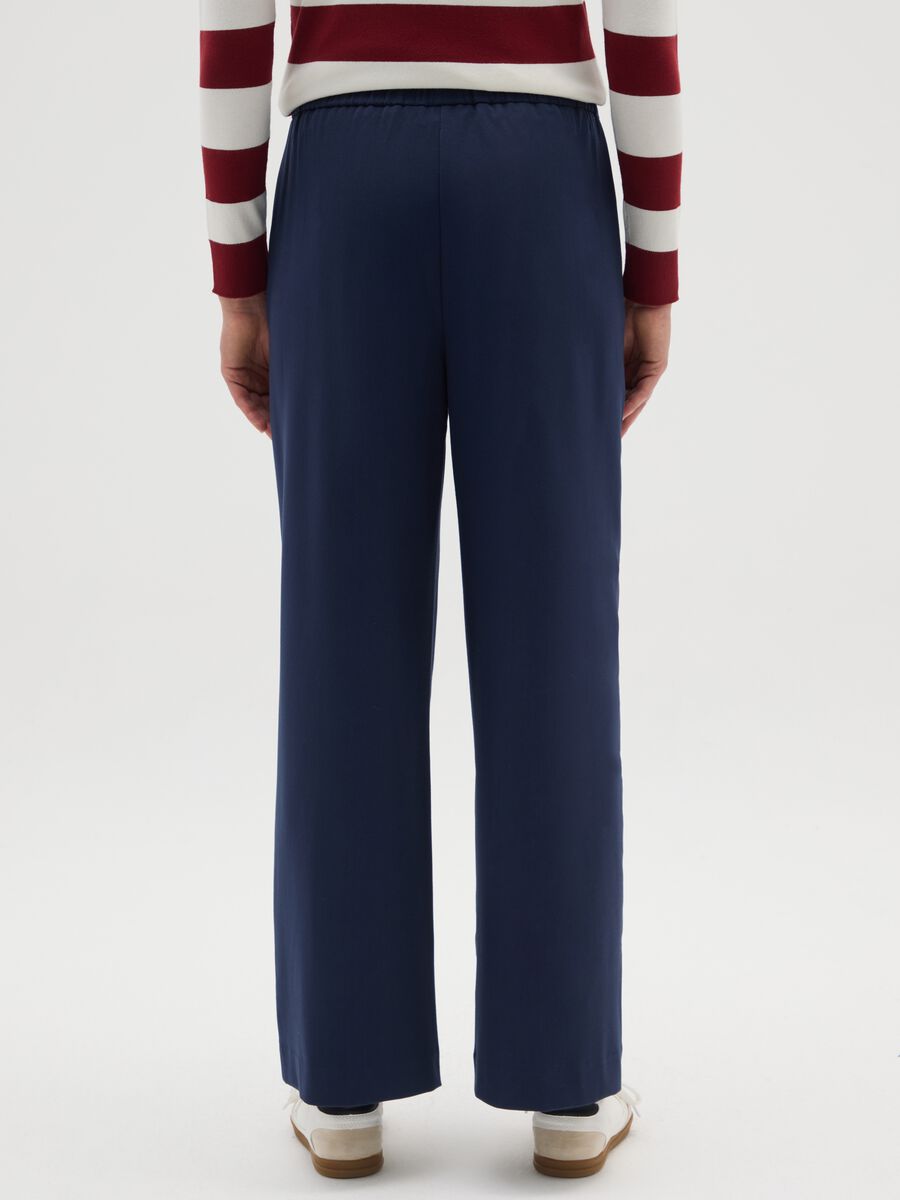 Wide Leg Blue Trousers_2