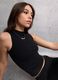 Schwarzes Tanktop mit Mock Neck_3