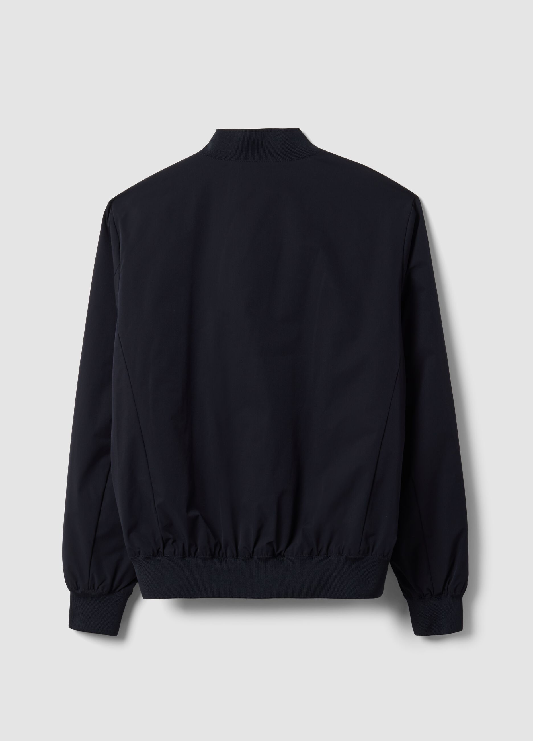 Blue regular-fit zip jacket