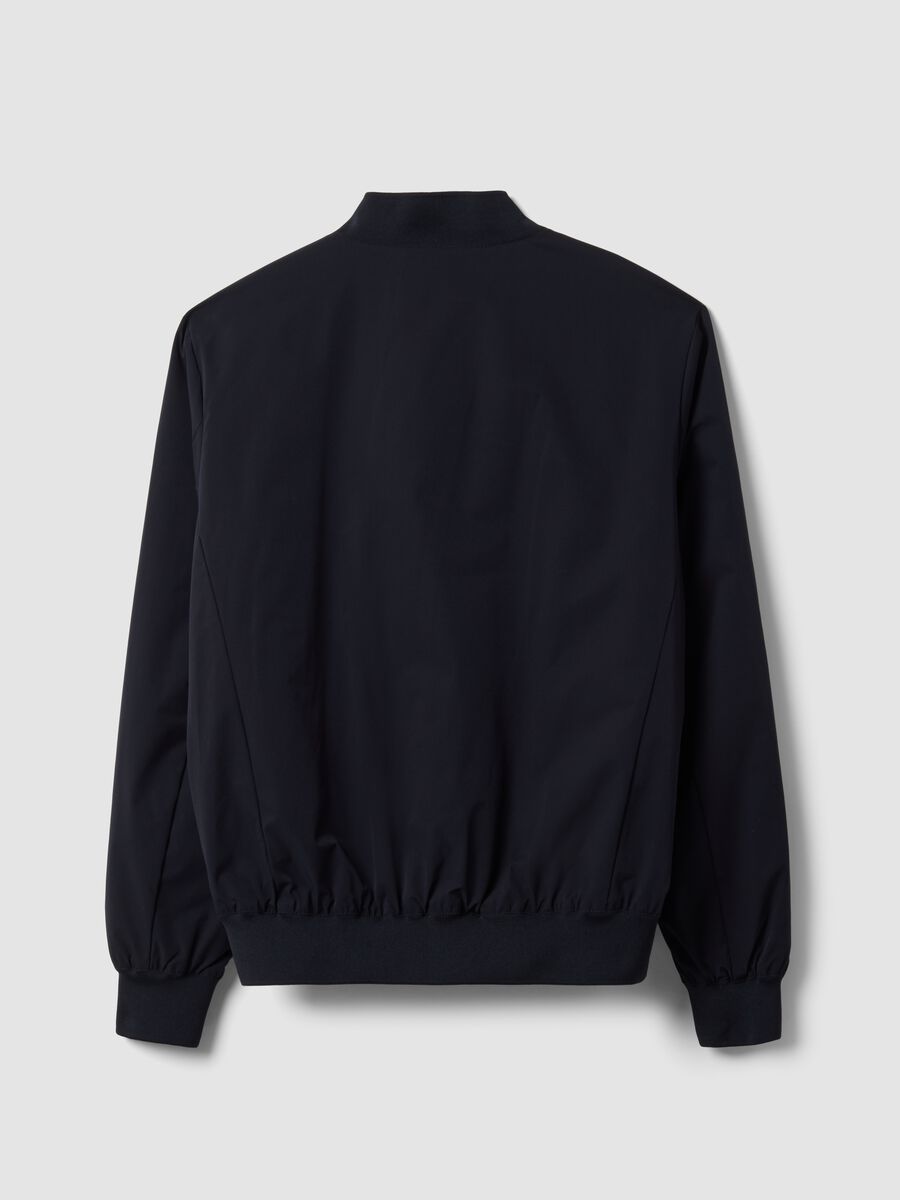 Blue regular-fit zip jacket_2