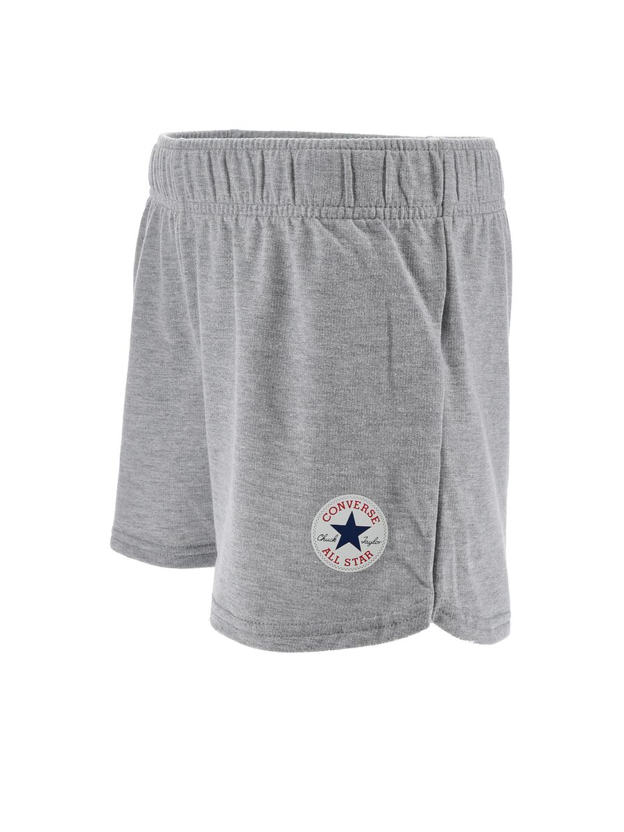 Fleece shorts with Chuck Patch logo print_2