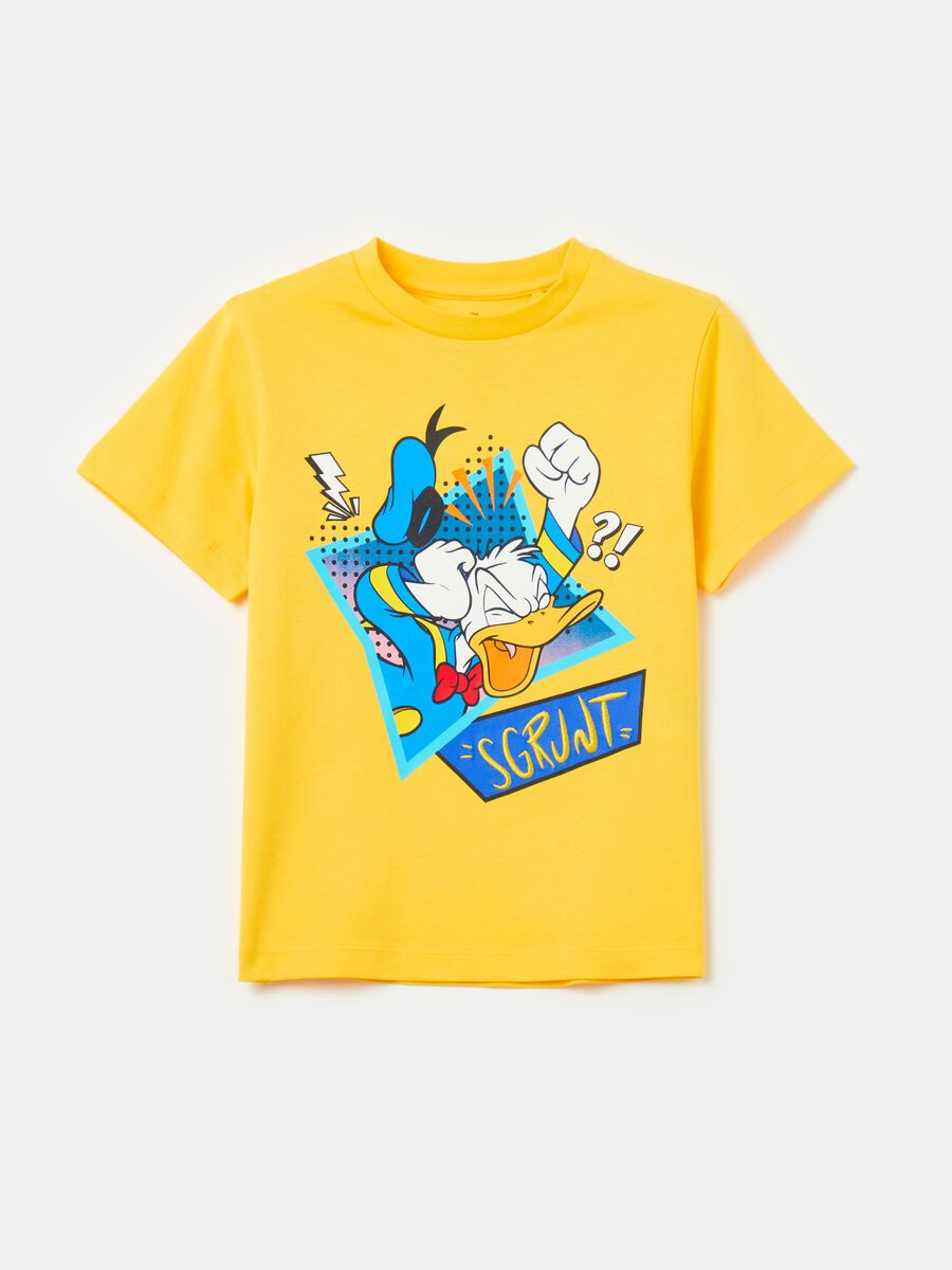T-shirt in cotone stampa Donald Duck 90_0