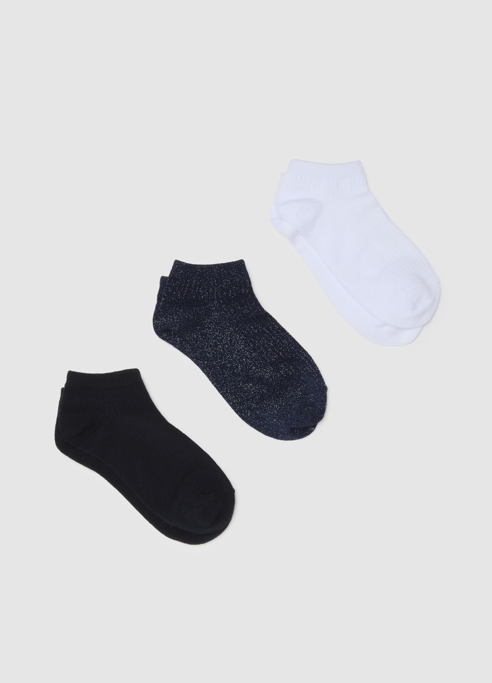 Multicolour Cotton Blend Sock Tripack Set