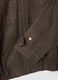 Brown checked stretch viscose shacket with oversized fit_5