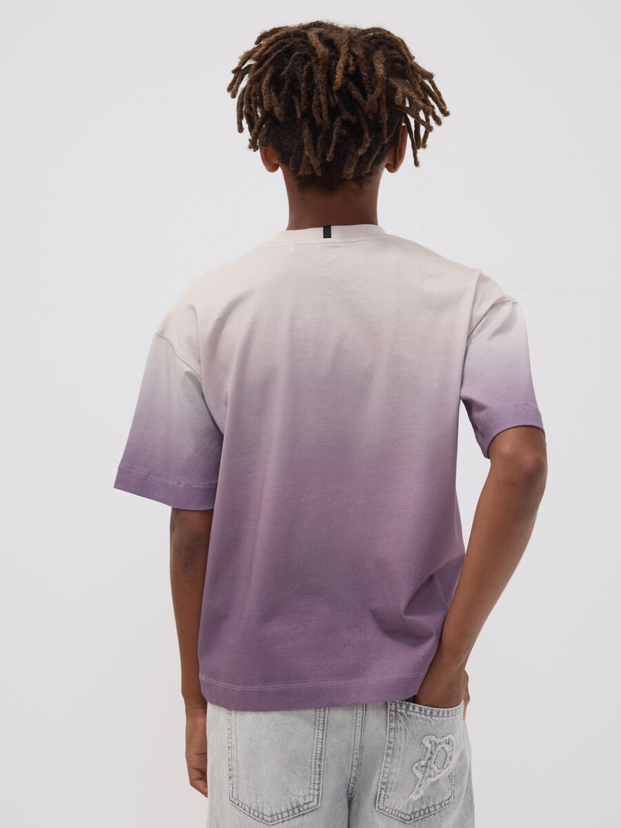 T-shirt oversize d&eacute;grad&eacute; en pur coton pour gar&ccedil;on_2