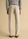 Pantaloni beige in cotone elasticizzato a coste_2