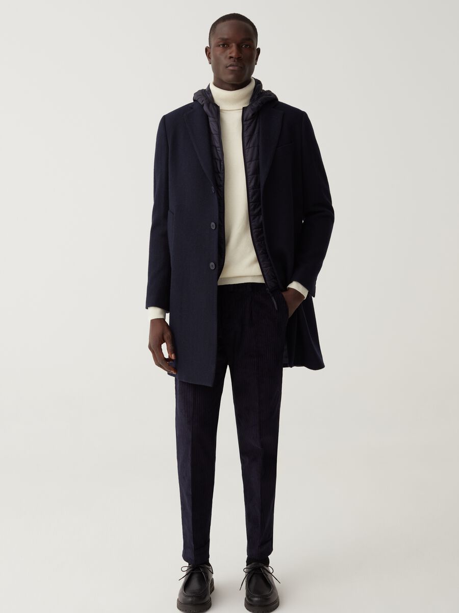 The Perfect Item tailored coat with full-zip gilet_0