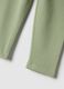 Girls' green stretch cotton slim fit leggings_3