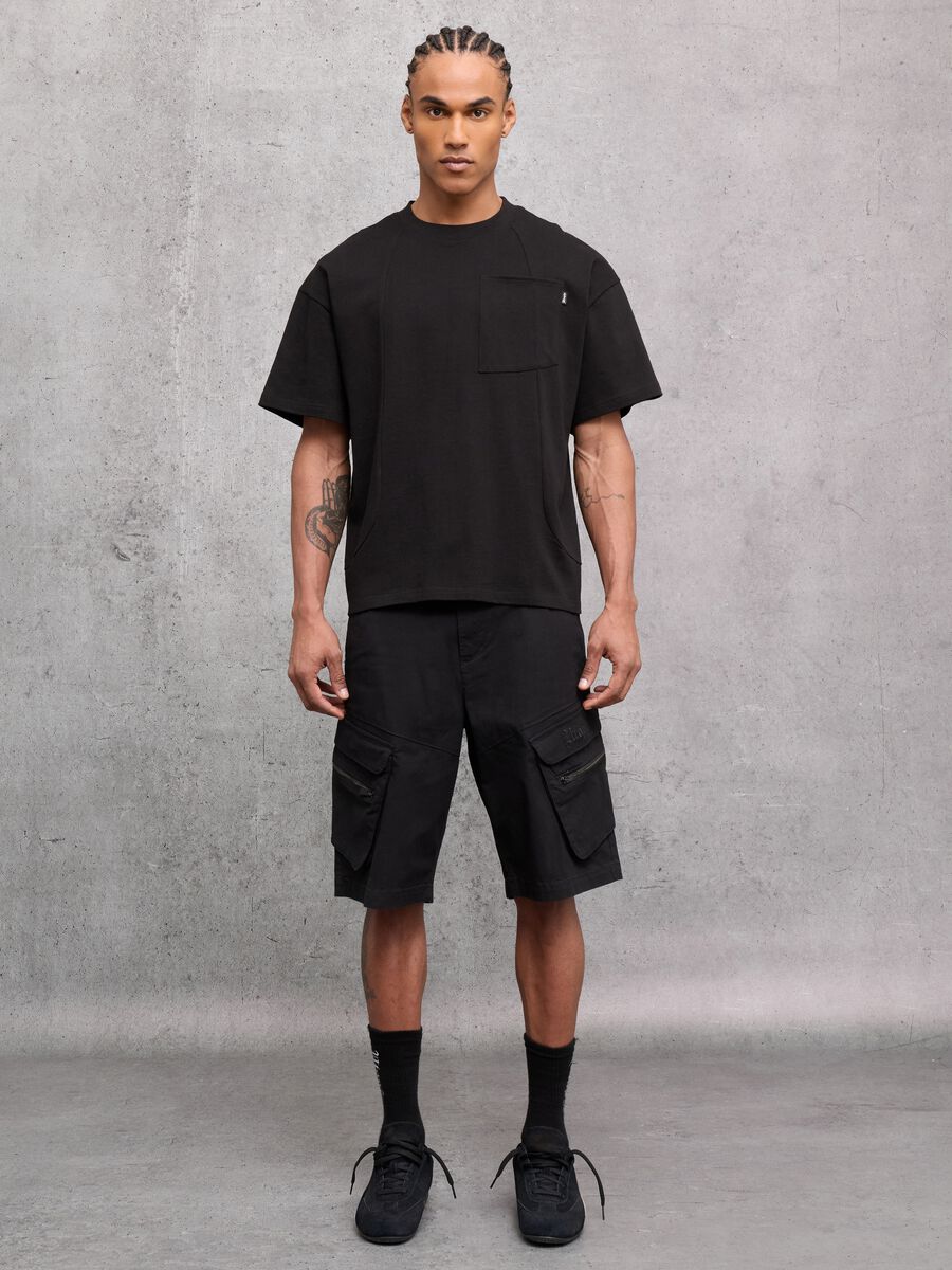 Graphic Pocket T-shirt Black_4