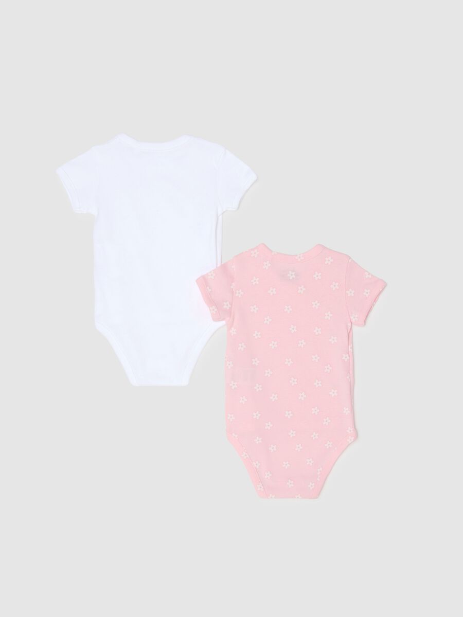 Multicolor Cotton Bodysuit Set for Newborn Girls_1
