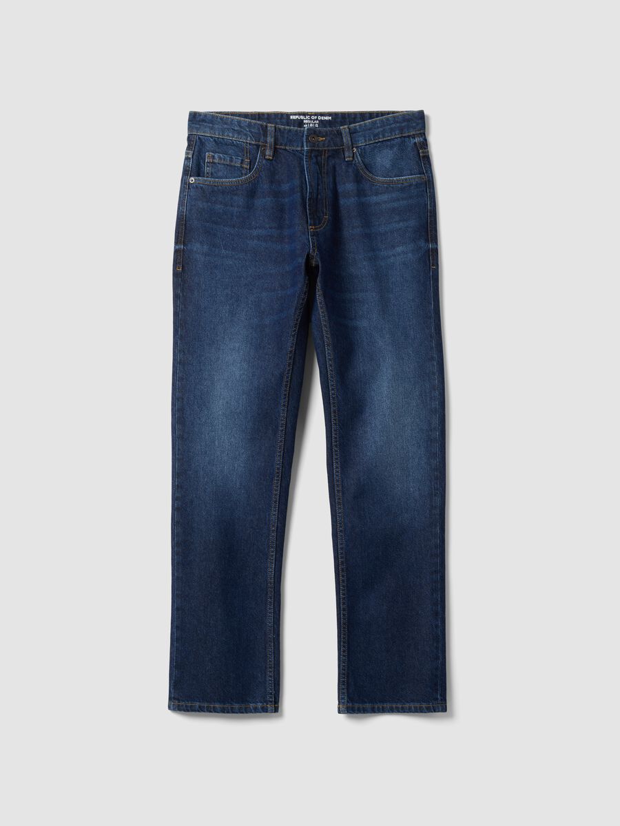 Regular-Fit-Jeans aus Denim aus reiner Baumwolle_4