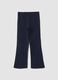 Blue stretch organic cotton leggings_0