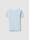 Multicolour striped slim fit stretch cotton girls' T-shirt_4
