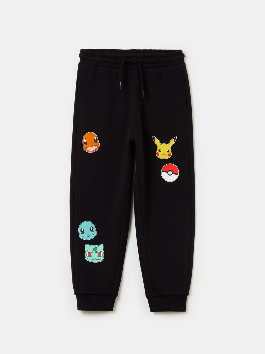 Joggers with Pokémon characters print_0