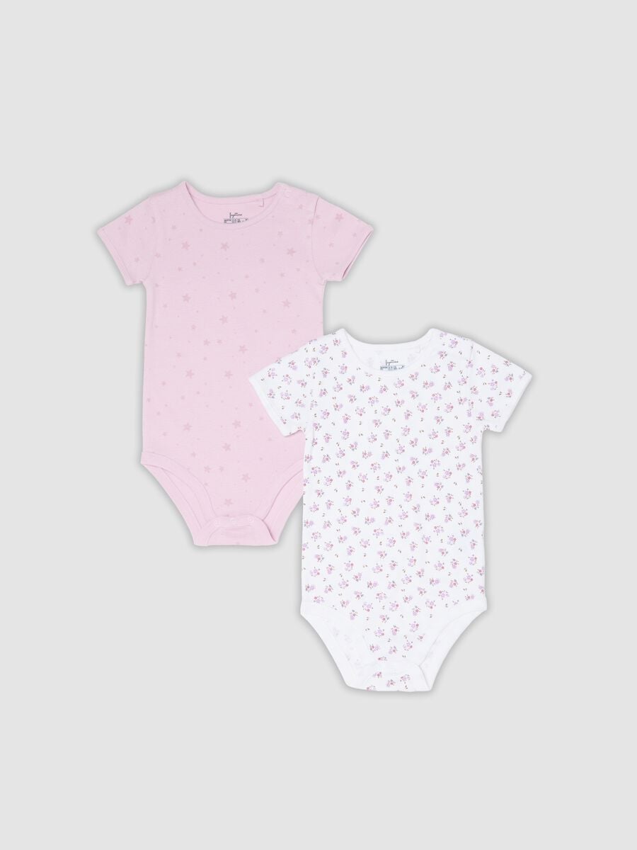 2-pack of pink organic cotton short-sleeve bodysuits for baby girls_0