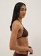 Braunes Triangel-Bikini-Top aus Stretchmaterial_3