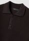 Brauner Pullover aus reiner Baumwolle mit Polokragen, Over-Fit_5