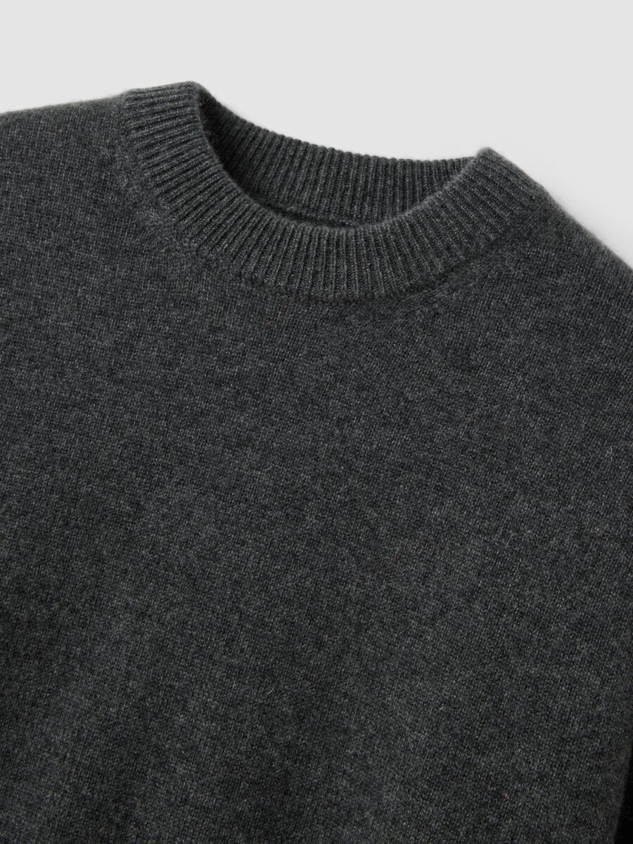 Grey pure cashmere oversized jumper_5