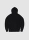 Knit Ribbed Hoodie Black_1