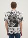 Multicolour pure cotton regular fit T-shirt with Tupac print_1