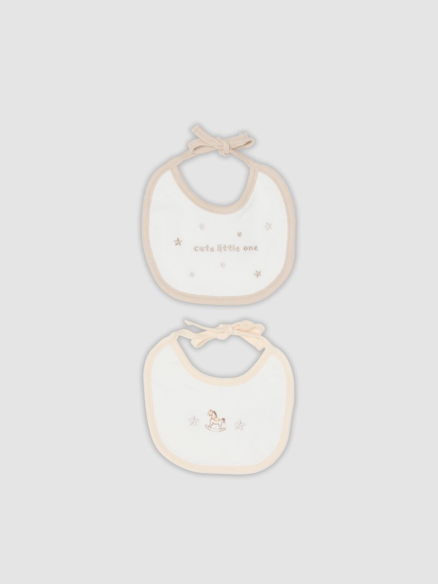 2er-Pack L&auml;tzchen in Grau und Rosa aus reiner Bio-Baumwolle mit Prints f&uuml;r Babys_0