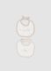 2er-Pack L&auml;tzchen in Grau und Rosa aus reiner Bio-Baumwolle mit Prints f&uuml;r Babys_0