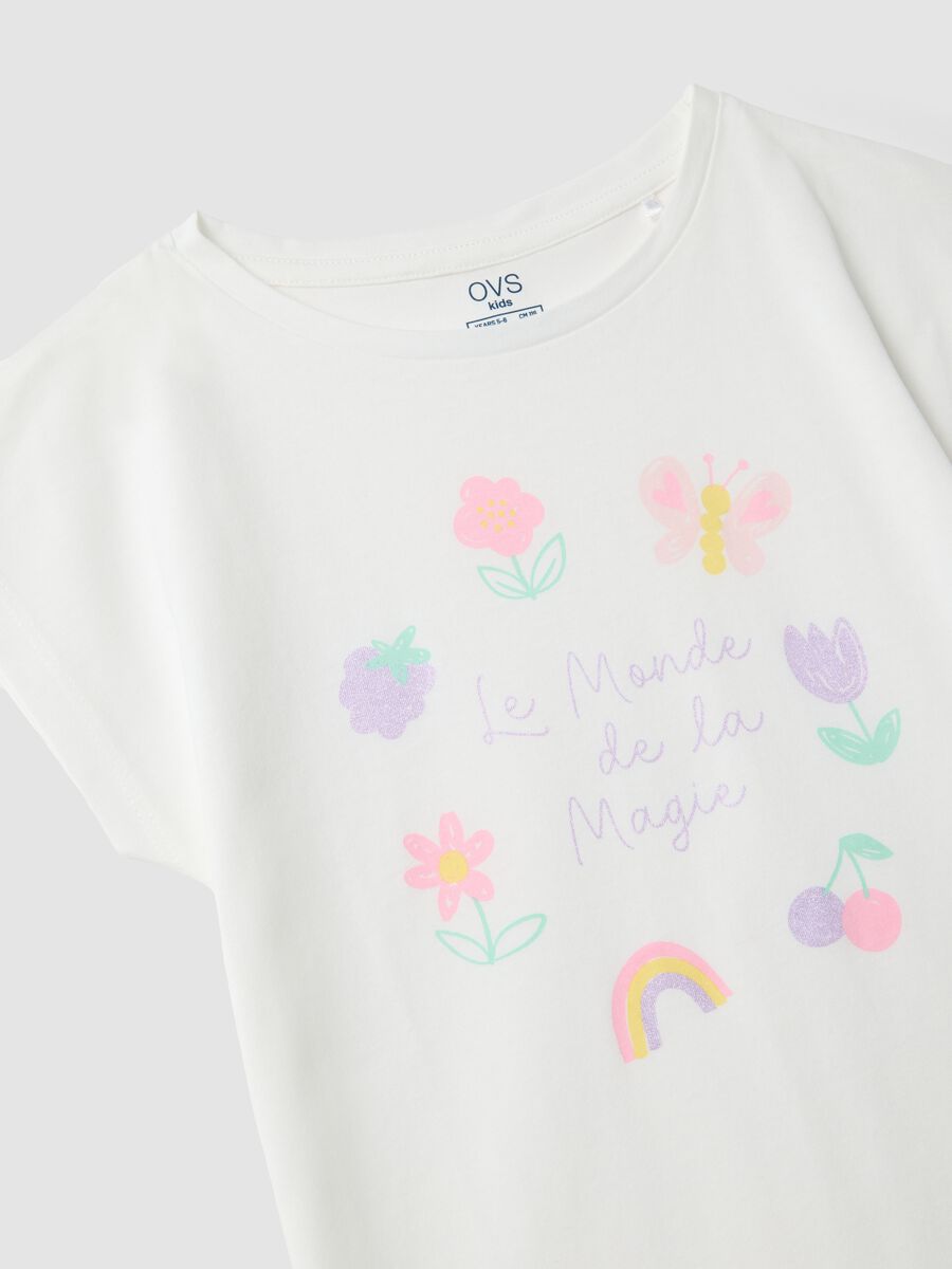 Girls' multicolour pure cotton pyjamas regular fit with designs_2