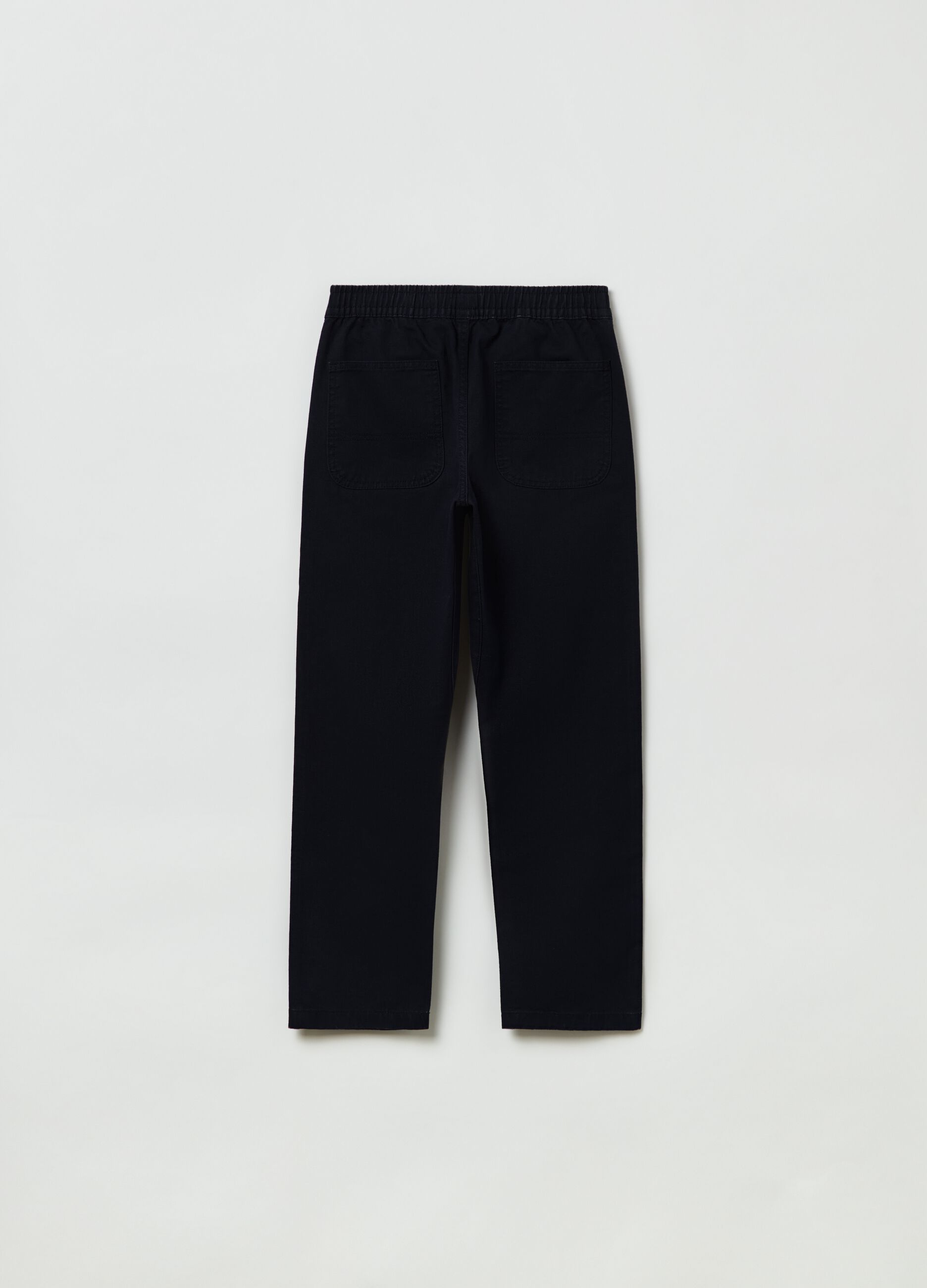 Pull-on joggers in cotton_1