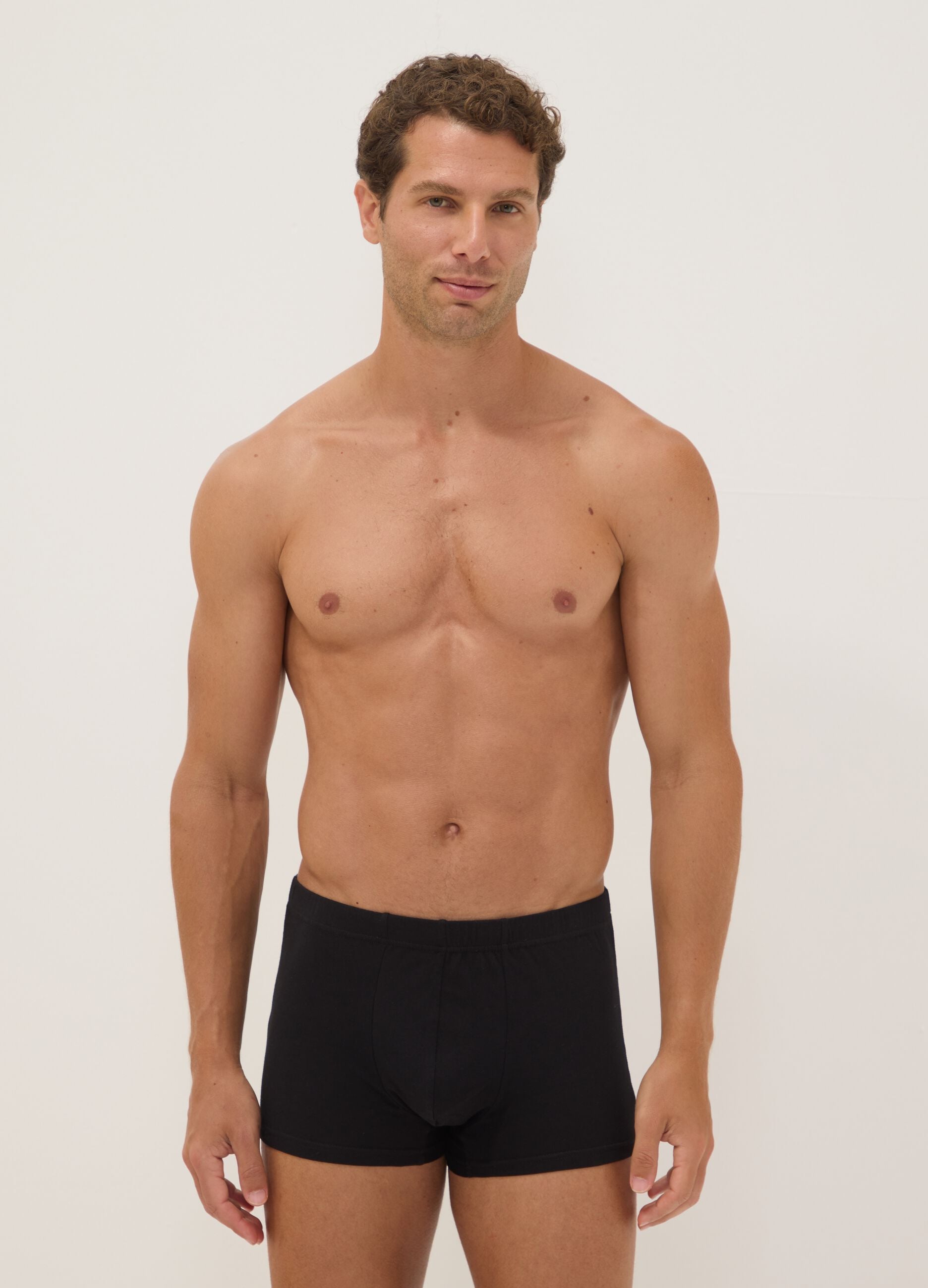 Schwarze Boxershorts aus Bio-Baumwolle