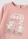 Pink regular-fit T-shirt in organic stretch cotton jersey with print_2
