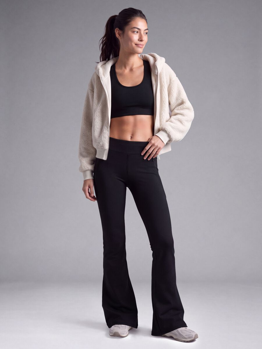 Black flared stretch trousers ALTAVIA STUDIO_0