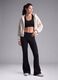 Black flared stretch trousers ALTAVIA STUDIO_0