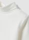 Maglia bianca in cotone organico elasticizzato con girocollo_2