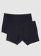 Twin pack of stretch cotton blend blue regular fit boxers_4