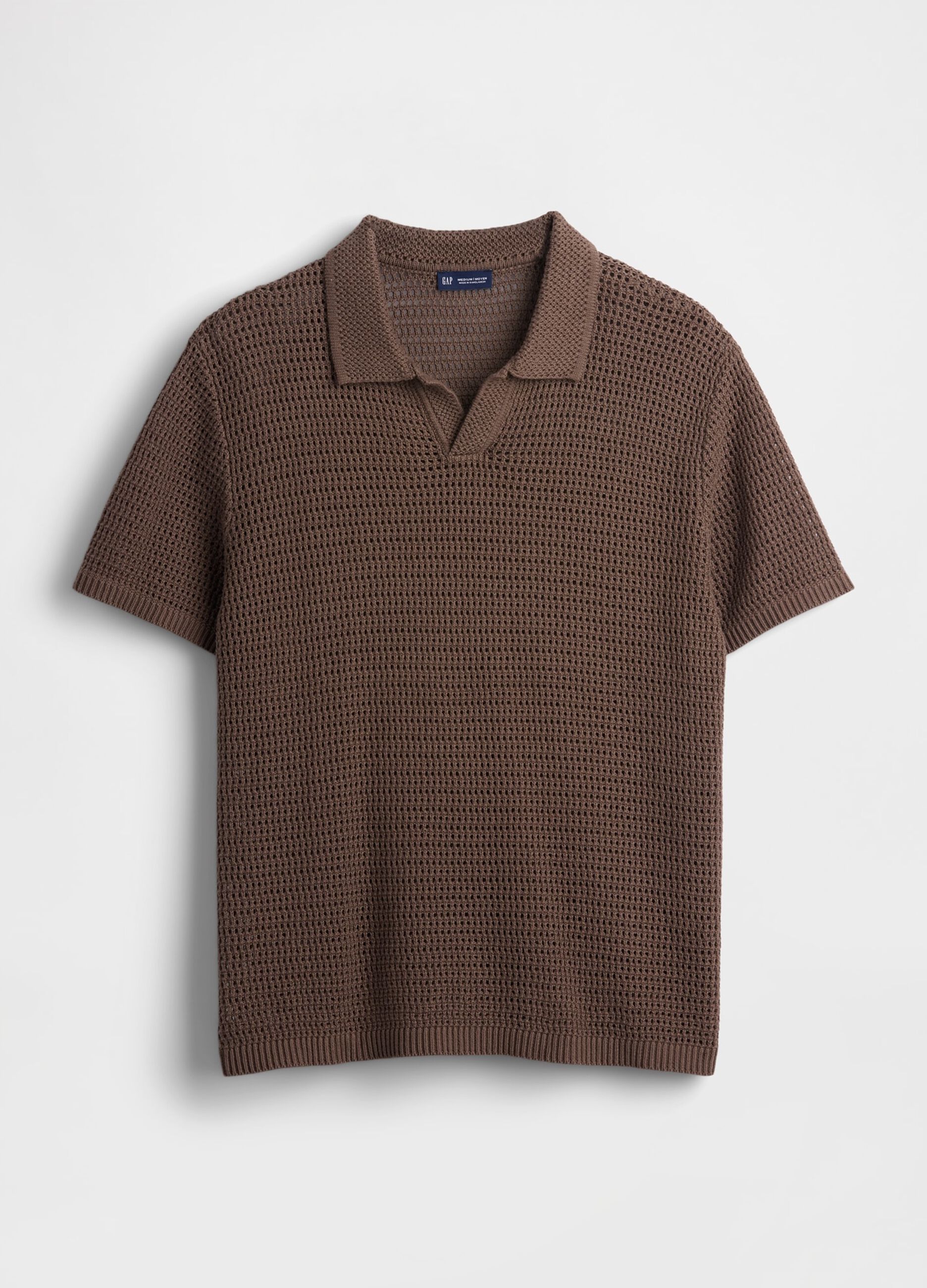 Pure cotton short-sleeve polo shirt