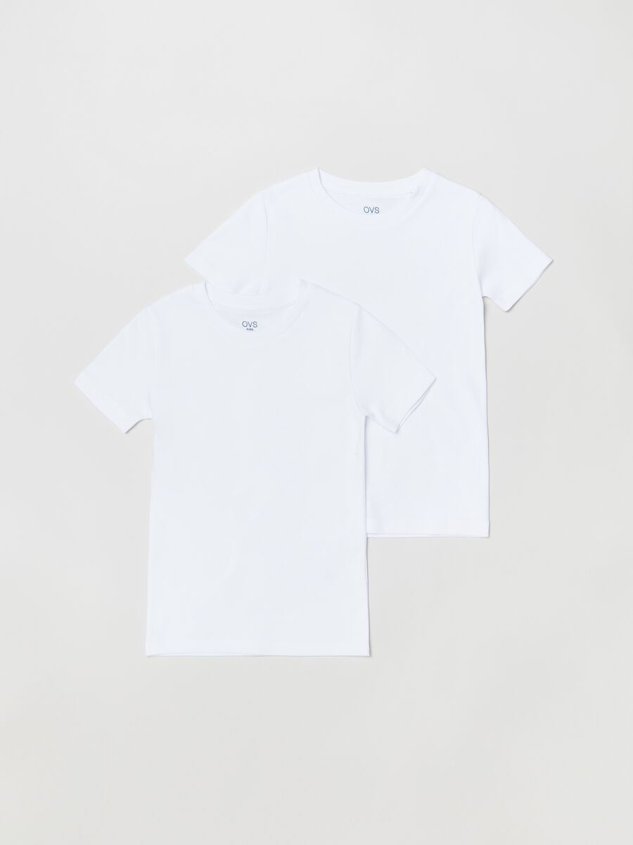 Pack dos camisetas interiores de algodón_0