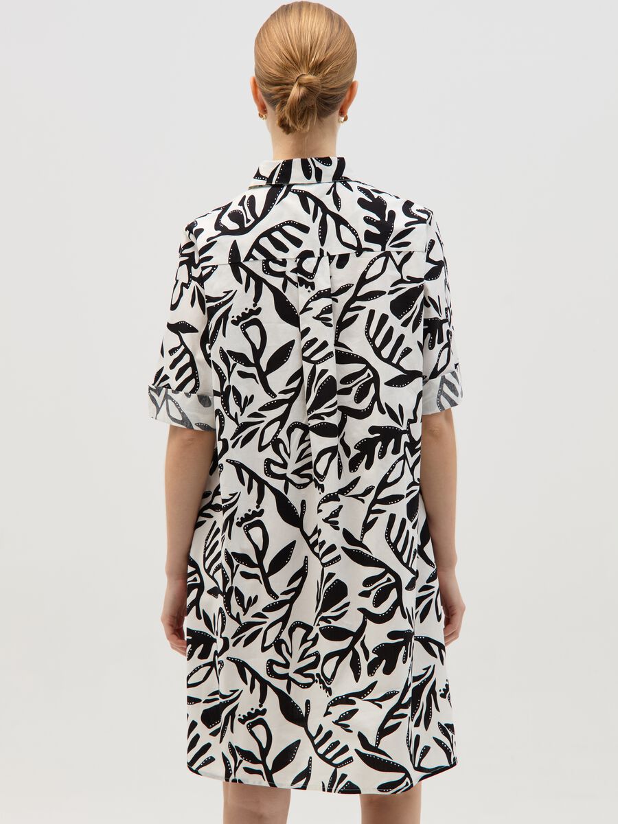 Short shirt dress with pattern_2