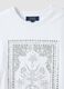 White pure cotton regular-fit T-shirt with rhinestone motif_5