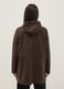 Brown rain jacket regular fit with hood_2