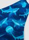 Blaue Bade-Slips aus Stretchmaterial_3