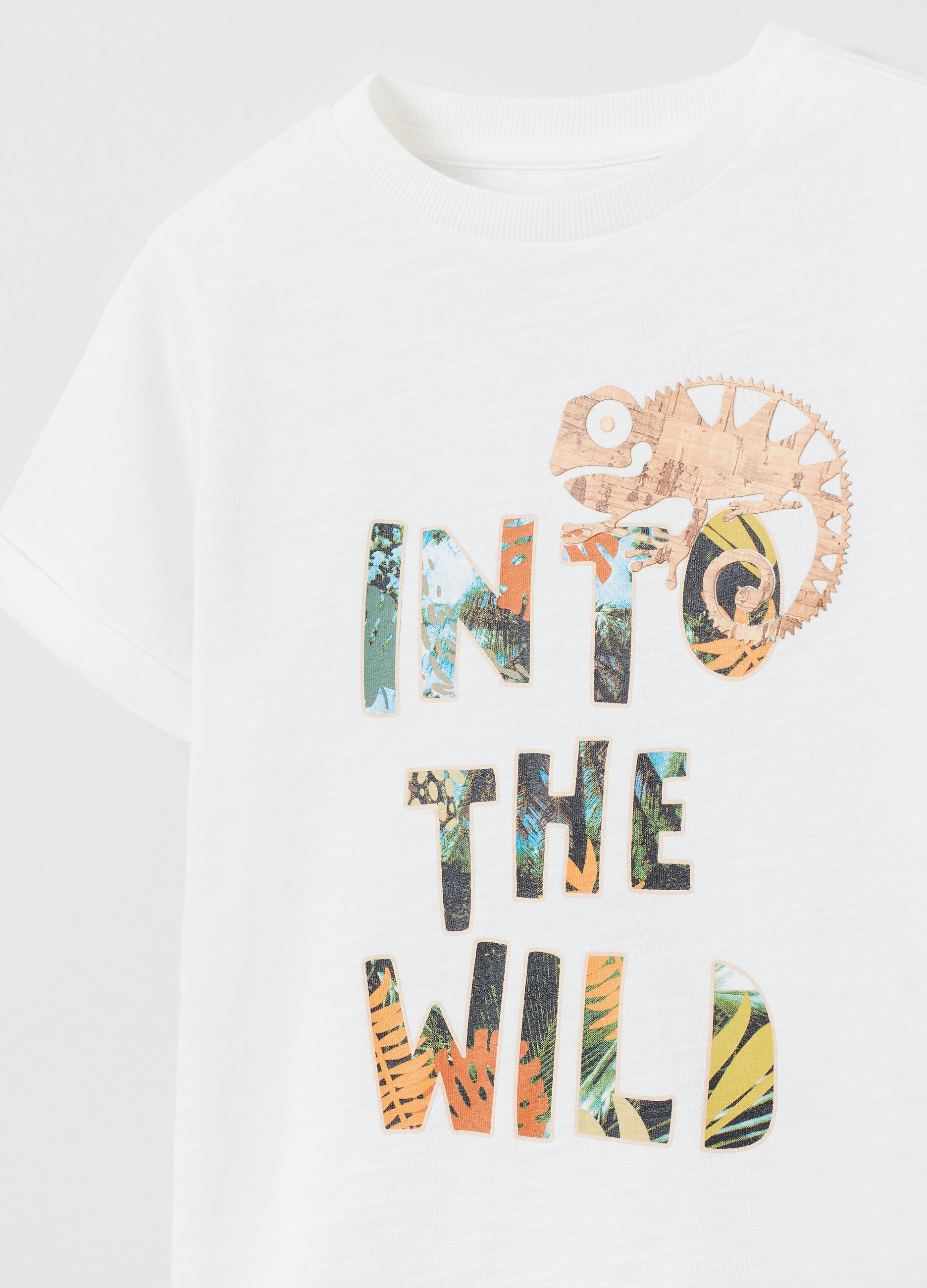 Grand&Hills T-shirt with chameleon print
