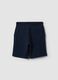 Boys&rsquo; blue pure cotton slim-fit shorts_1