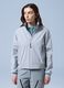 Graue winddichte Sportjacke ALTAVIA SAILING mit Reissverschluss_0