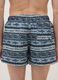 Multicolour swim shorts with sharks and geometric patterns_2