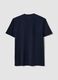 Blue organic cotton slim-fit short-sleeve T-shirt_6